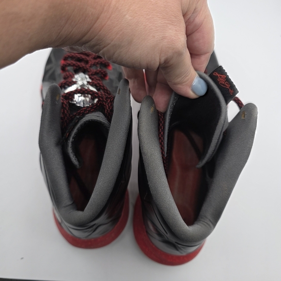 Nike LeBron 10 X 10+ Pressure Black Red Sport Size 12 Sneakers    Basketball Men main image 10